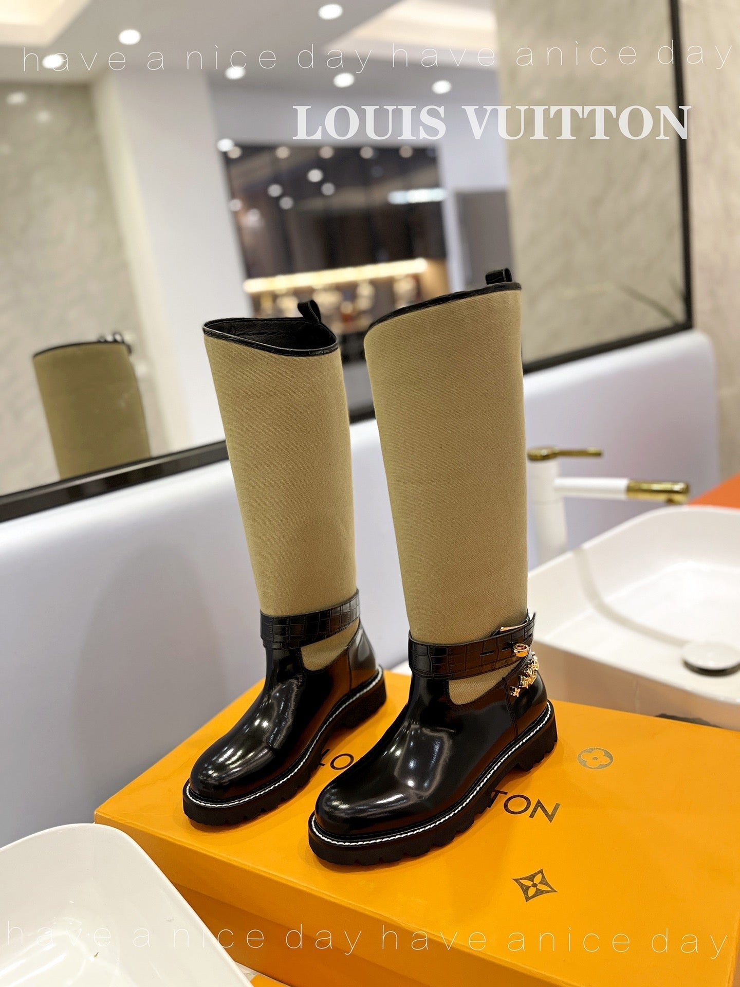 Premium  Louis Vuitton  BOOTS 028