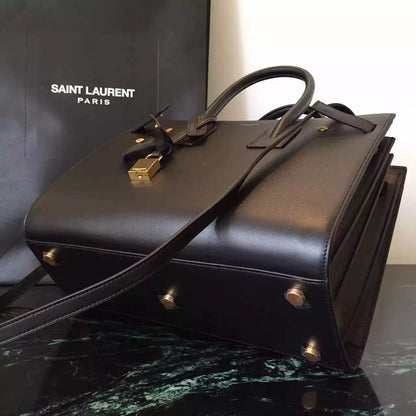 Yves Saint Laurent Small Sac De Jour Bag In Black Leather