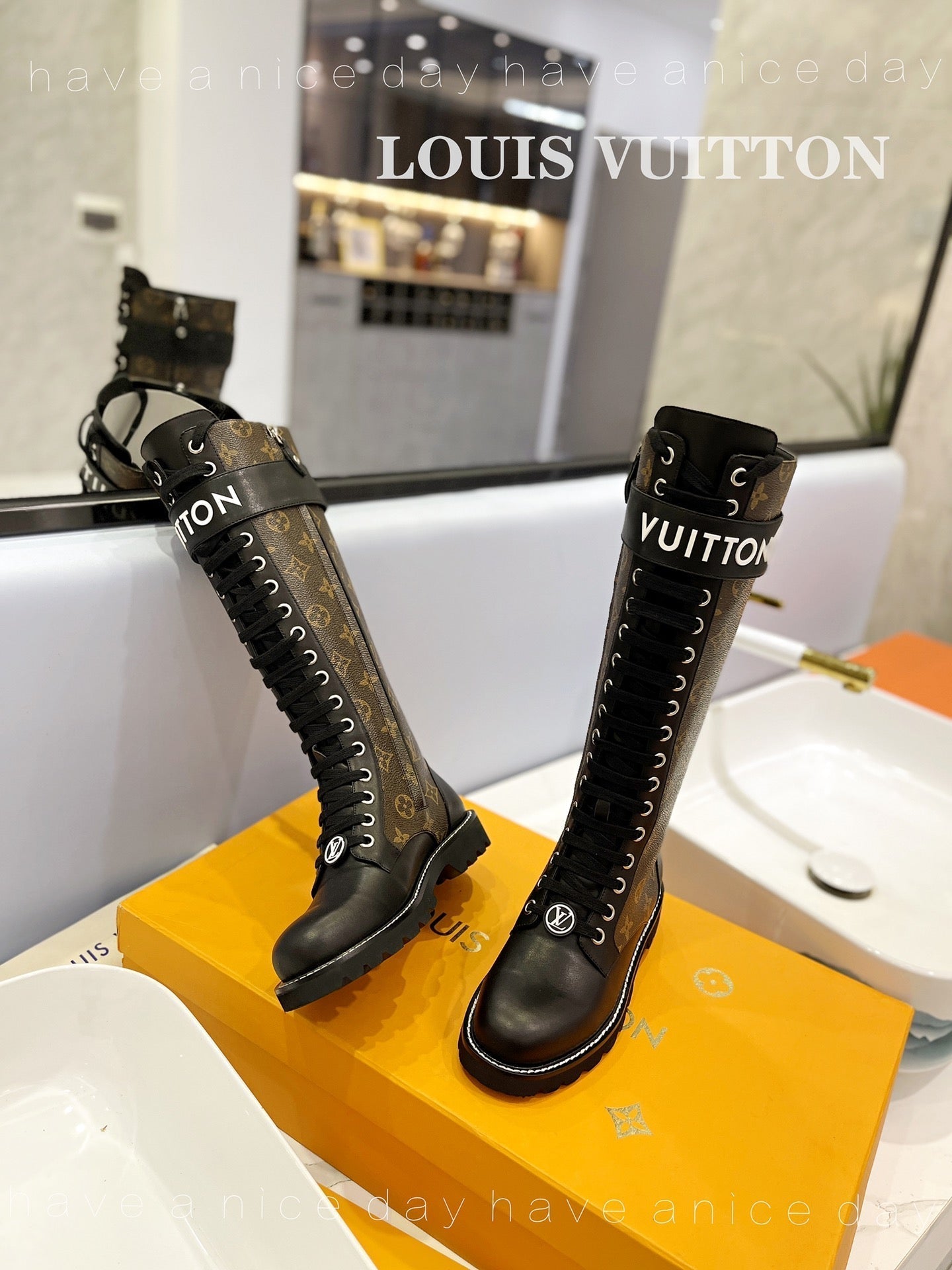 Premium  Louis Vuitton  BOOTS 032