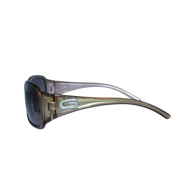 GUCCI Vintage Brown Transculent Plastic "G" Sunglasses