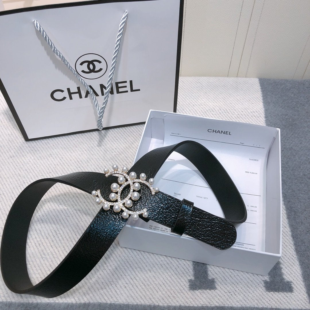 Leather Belt Chanel