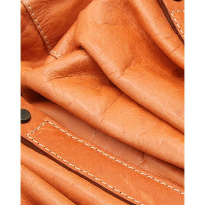 GIVENCHY Orange Small Drawstring Handbag With Long Tassels