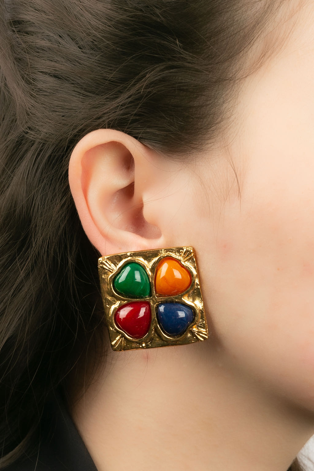 Boucles d'oreilles Yves Saint Laurent