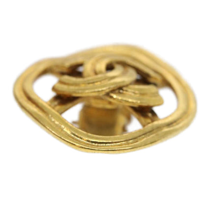 CHANEL COCO Mark Clip-on Earring Gold Tone CC   am2421gA