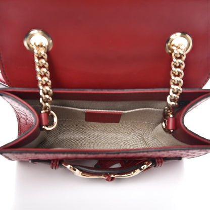 Red Emily Guccissima Mini Shoulder Bag