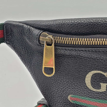 Gucci Logo Belt Small Black Belt Bag