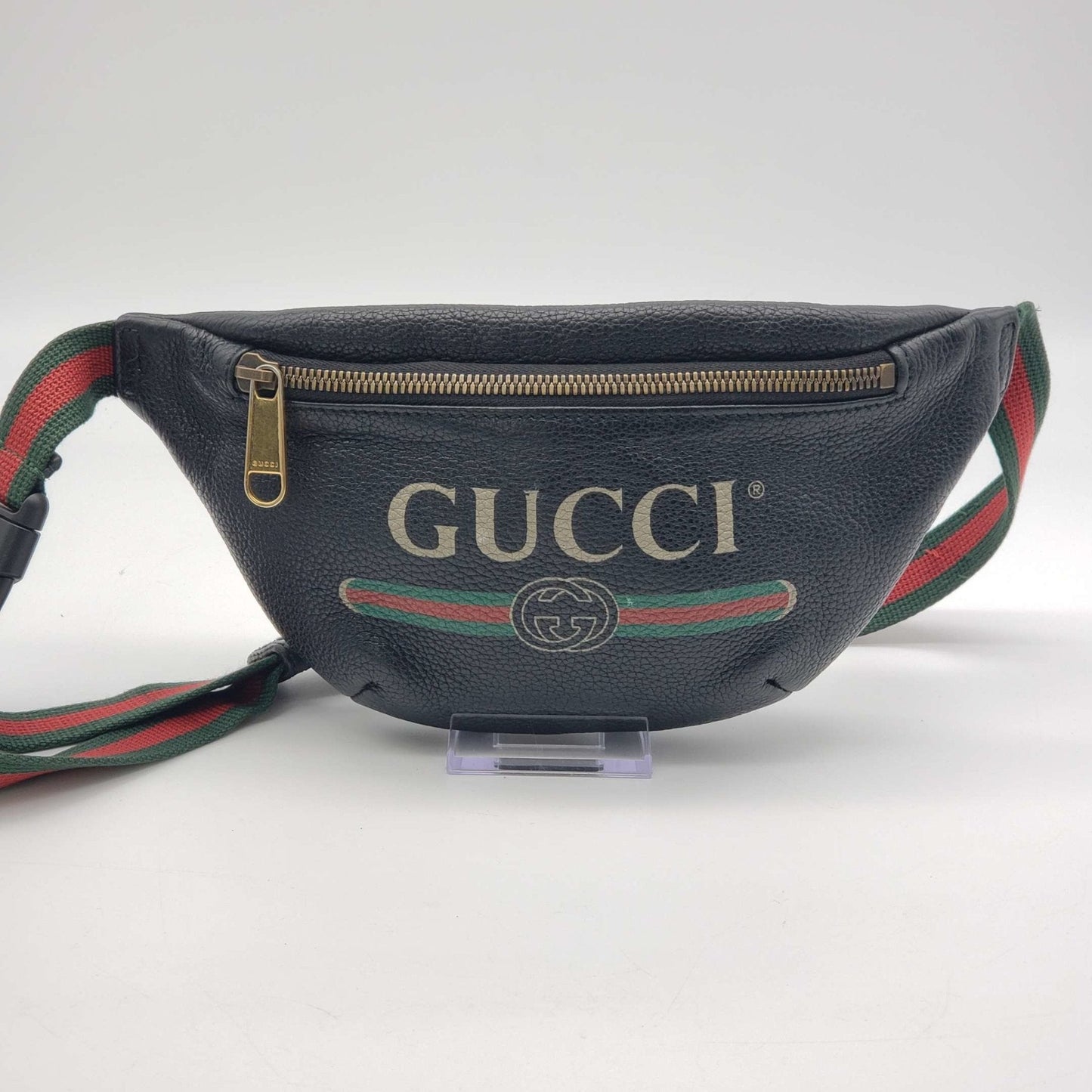 Gucci Logo Belt Small Black Belt Bag