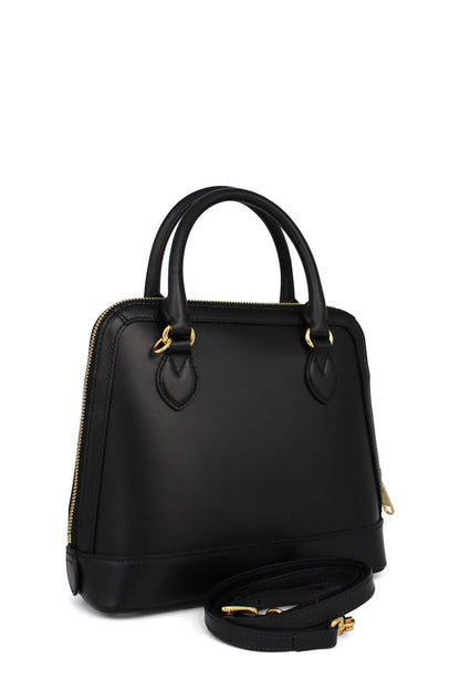 Small 1955 Gucci Horsebit Top Handle Bag Black