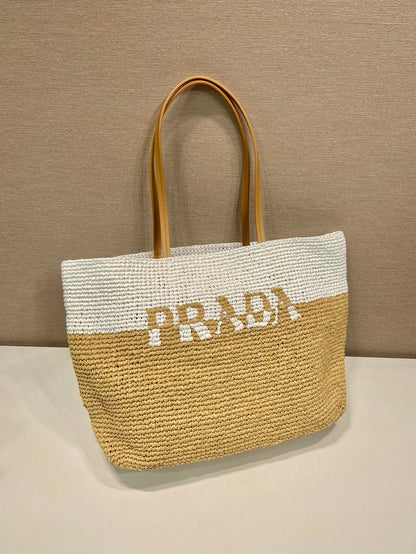 BOLSA PRADA TOTE CROCHÊ E COURO 38