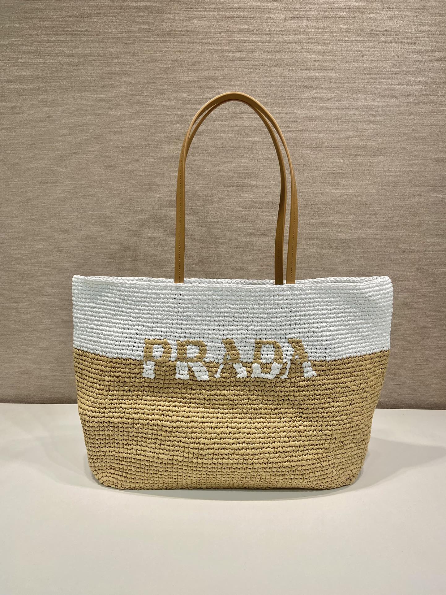 BOLSA PRADA TOTE CROCHÊ E COURO 38