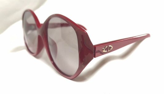 CHRISTIAN DIOR 60's, 70's vintage pink and red oversized sunglasses