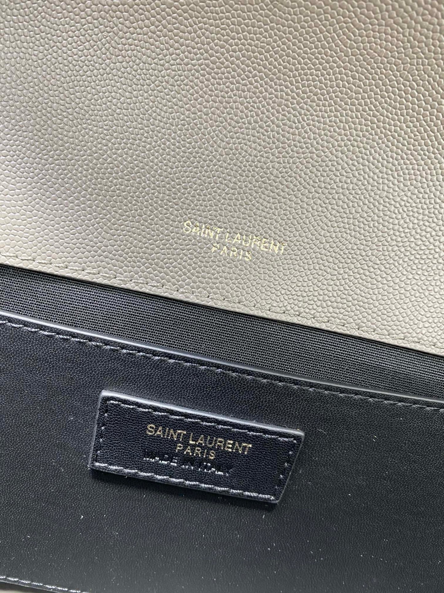 Yves Saint Laurent  Envelope Medium Bag In Mix Matelasse Grain  De Poudre Embossed Leather