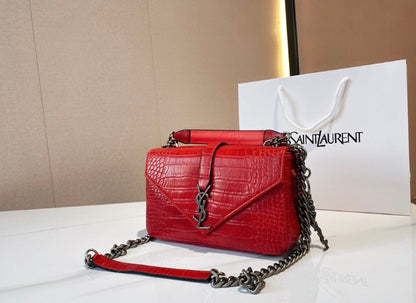 Red Yves Saint Laurent ladies handbag