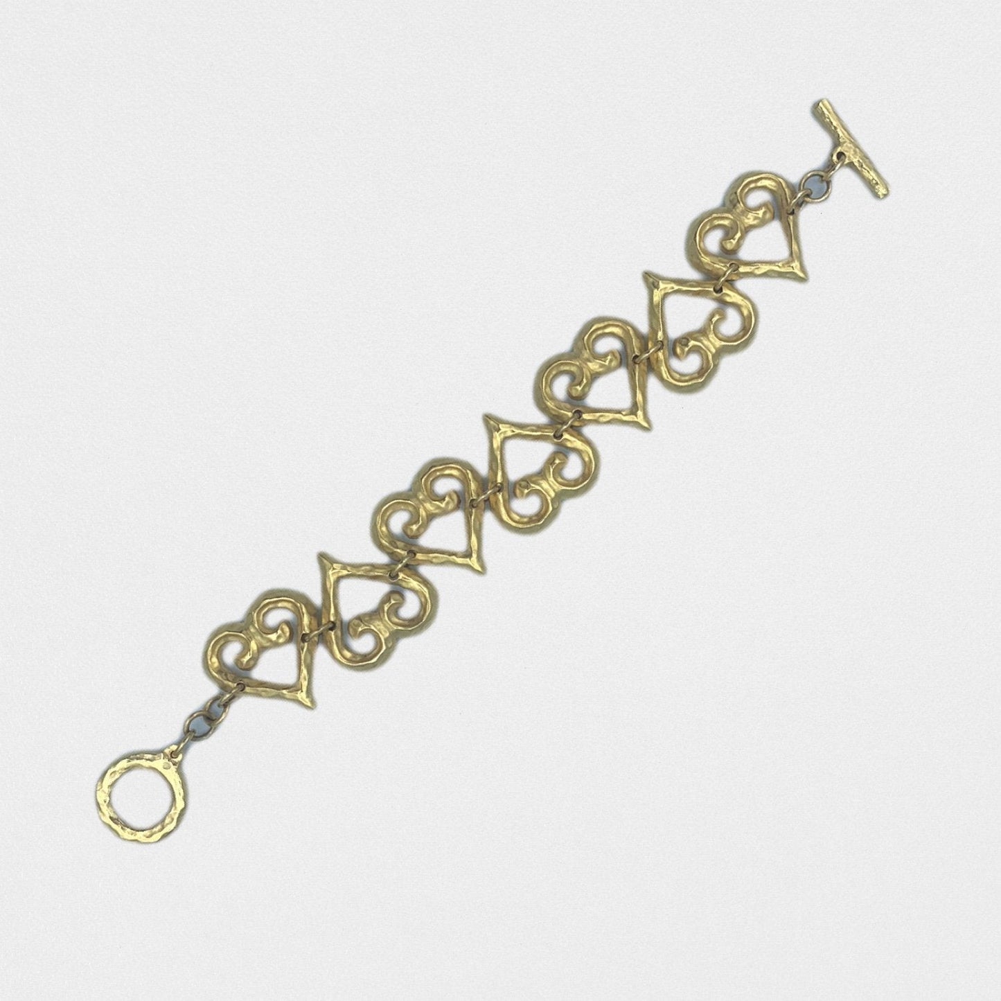 Yves Saint Laurent hearts bracelet - 1980s