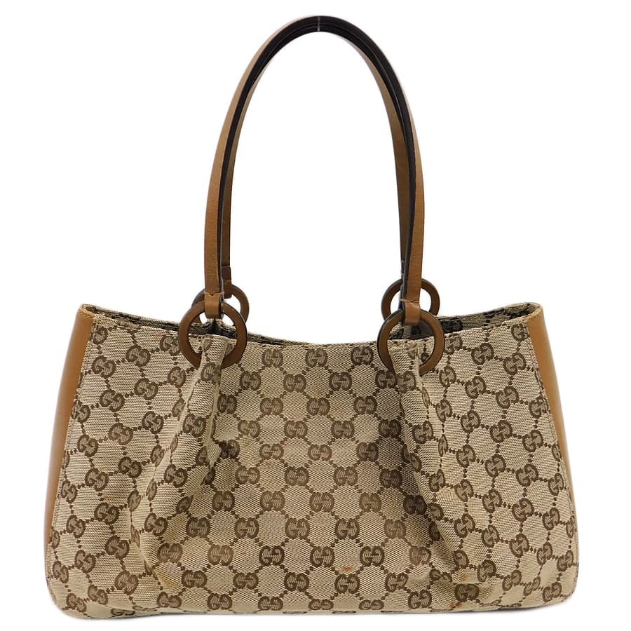 Vintage Gucci Tote Bag Hand Bag Women’s Monogram Brown