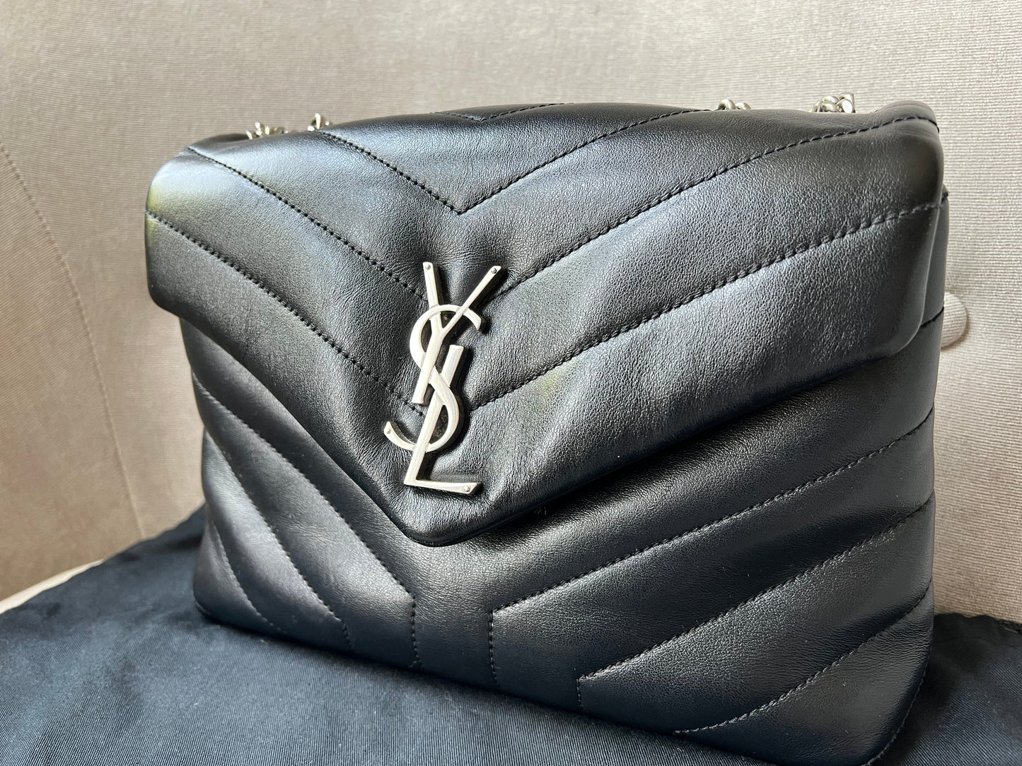 Yves Saint Laurent (YSL) Black Small Lou Lou