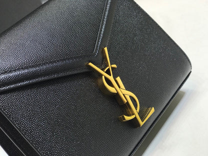 Yves Saint Laurent Cassandra Mini Top Handle Bag In Box Saint Laurent Leather