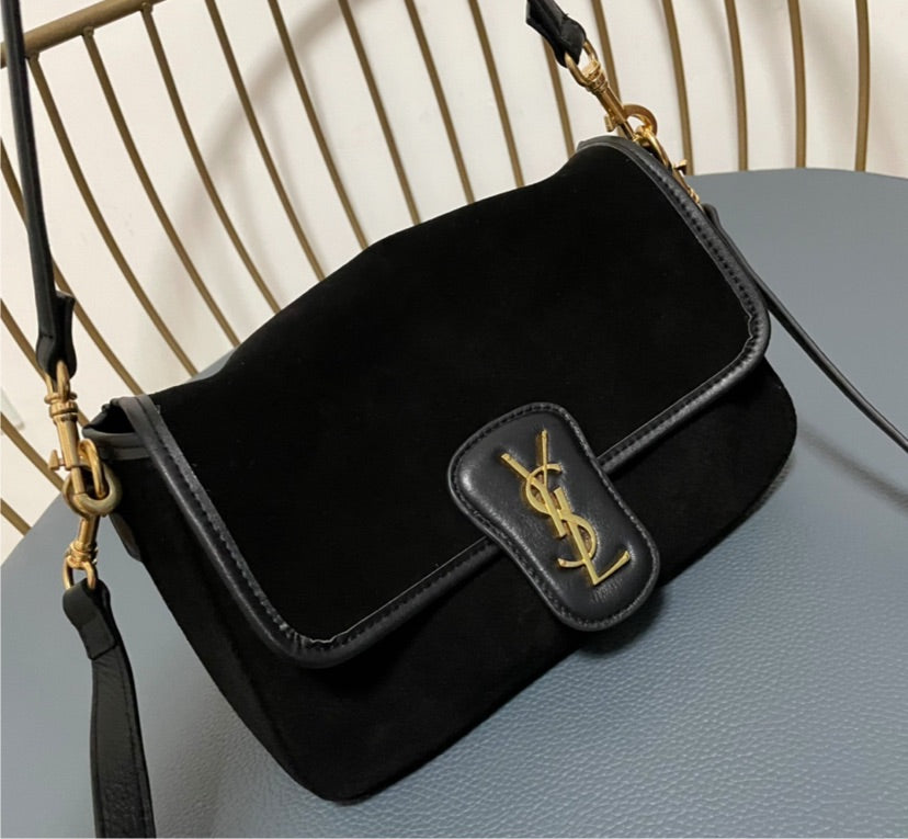 Suede Yves Saint Laurent woman handbag