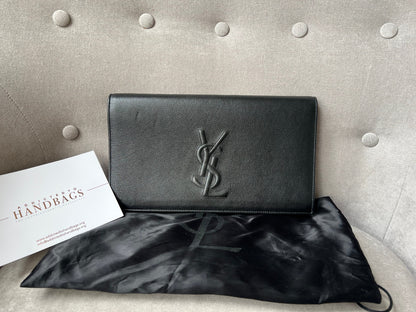 Yves Saint Laurent (YSL) Black Belle de Jour Clutch