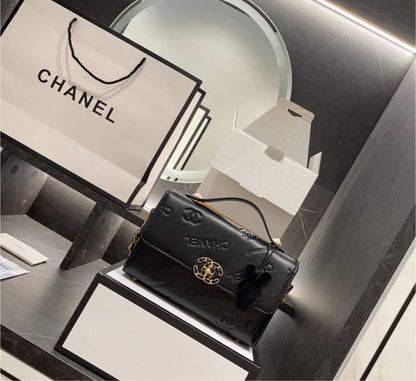 Black Chanel handbag