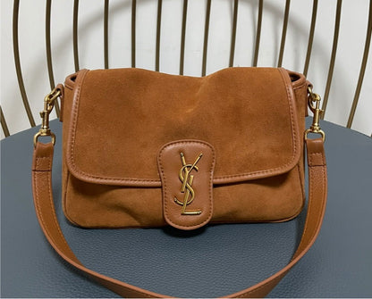 Suede Yves Saint Laurent woman handbag