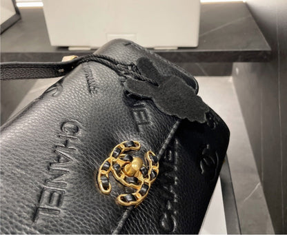 Black Chanel handbag