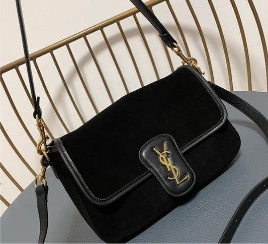 Suede Yves Saint Laurent woman handbag