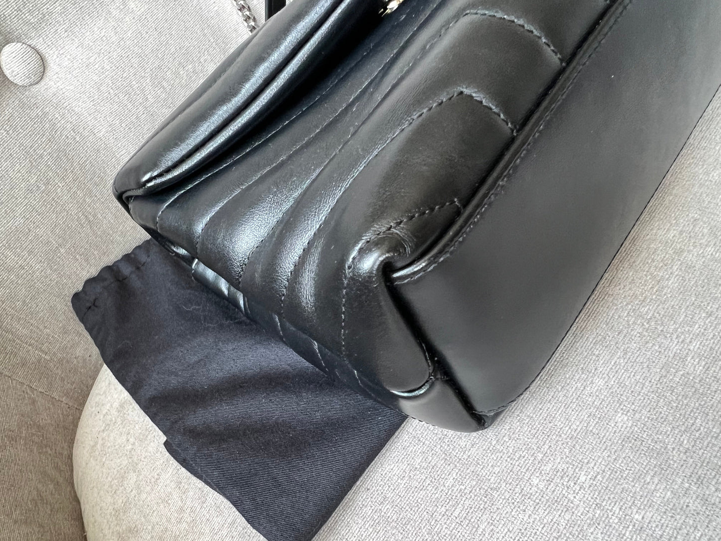 Yves Saint Laurent (YSL) Black Small Lou Lou