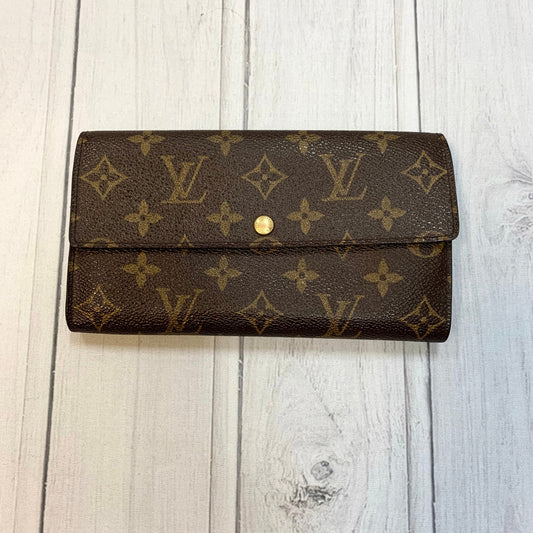 Wallet Luxury Designer By Louis Vuitton  Size: Medium