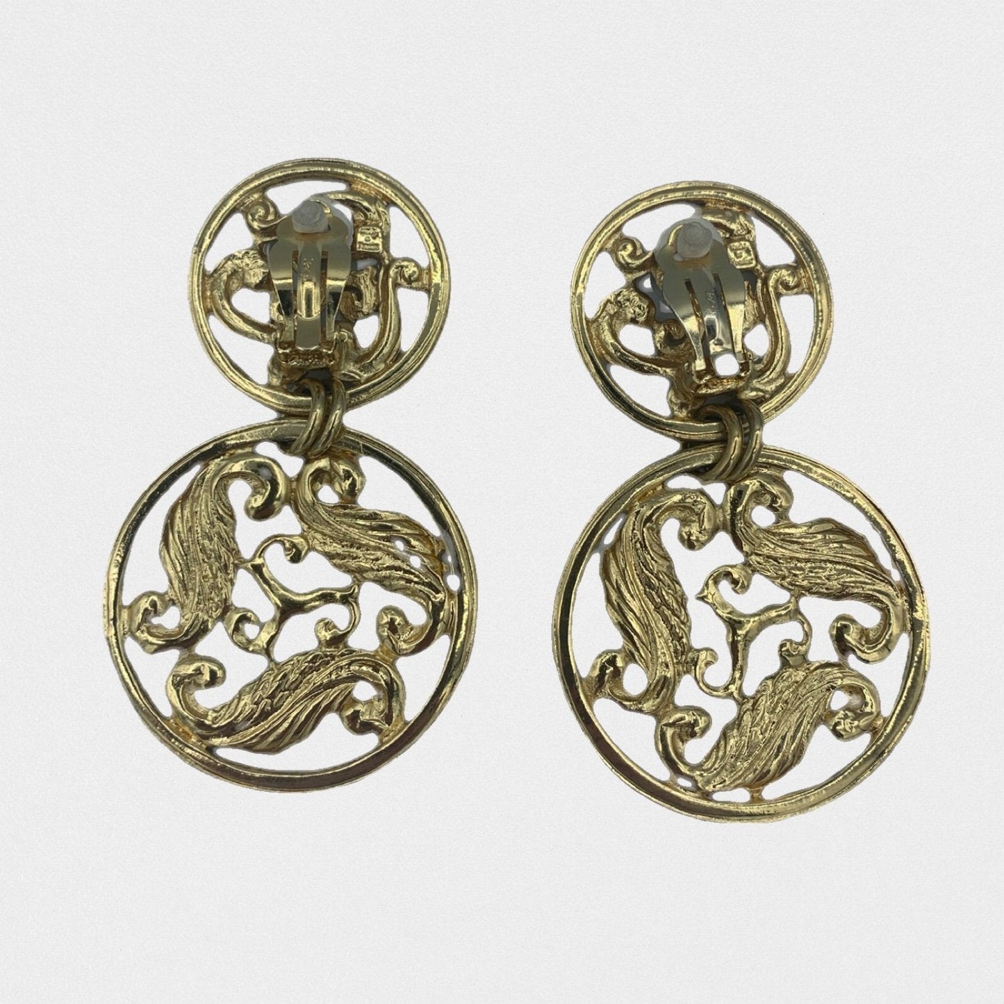 Yves Saint Laurent arabesque earrings - 1990s