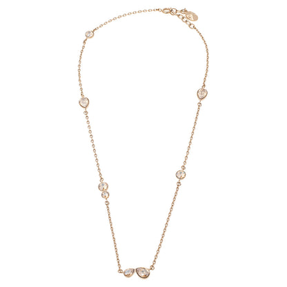 DIOR Crystals Gold Tone Metal Necklace