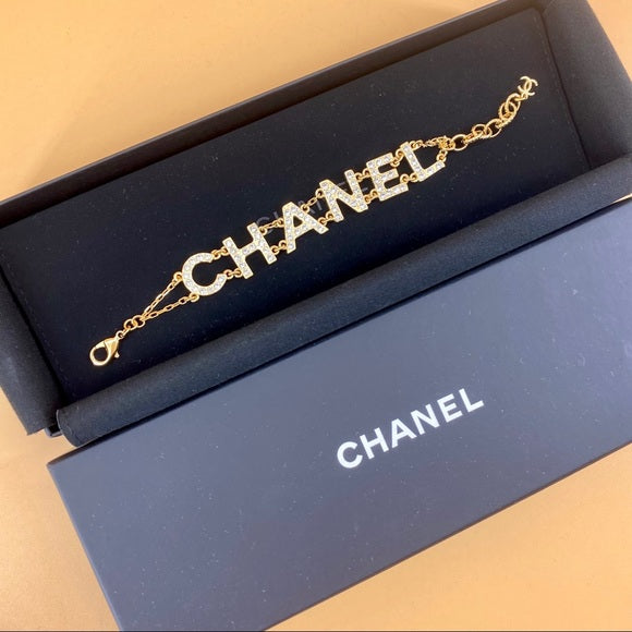 CHANEL crystals bracelet