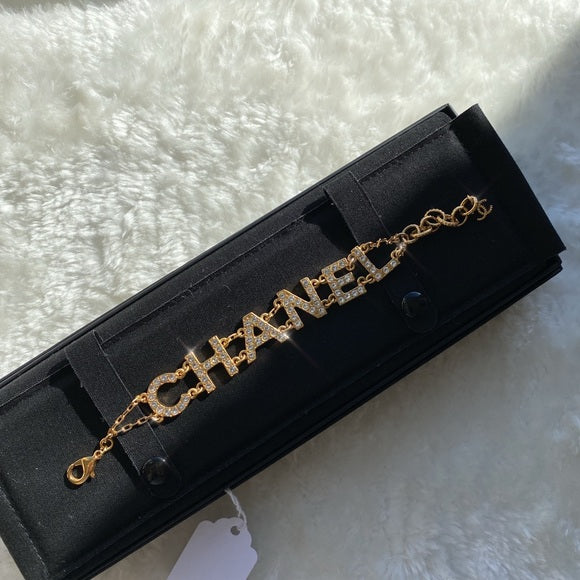 CHANEL crystals bracelet