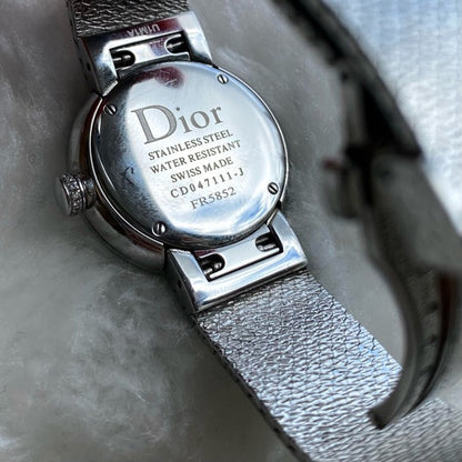 La D de Dior Satine diamond watch