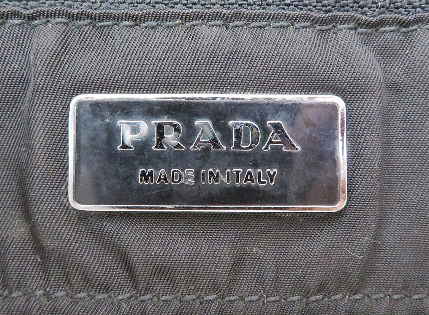 PRADA Milano Black Tessuto Nylon Tote Bag