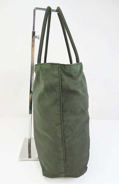 PRADA Milano Khaki Tessuto Nylon Shoulder Bag