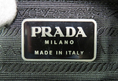 PRADA Milano Khaki Tessuto Nylon Shoulder Bag