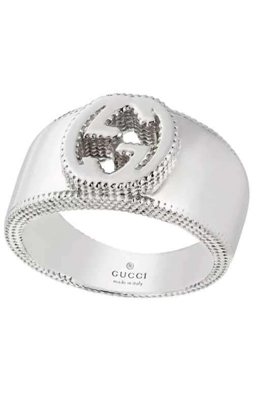 Gucci Interlocking-G Silver Ring YBC479228001