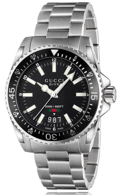 GUCCI Large Dive Mens Watch YA136301A