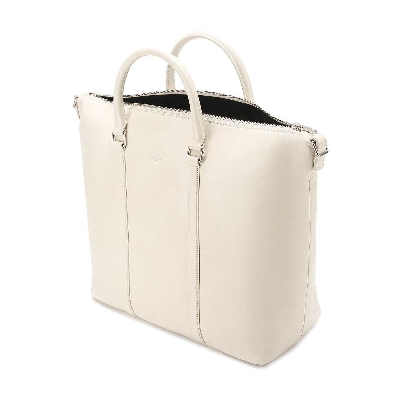 Yves Saint Laurent Supple Ivory Leather Tote Bag 608958