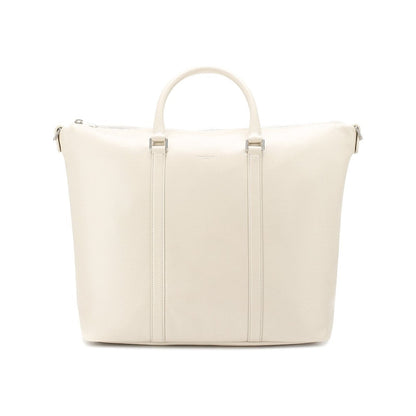 Yves Saint Laurent Supple Ivory Leather Tote Bag 608958