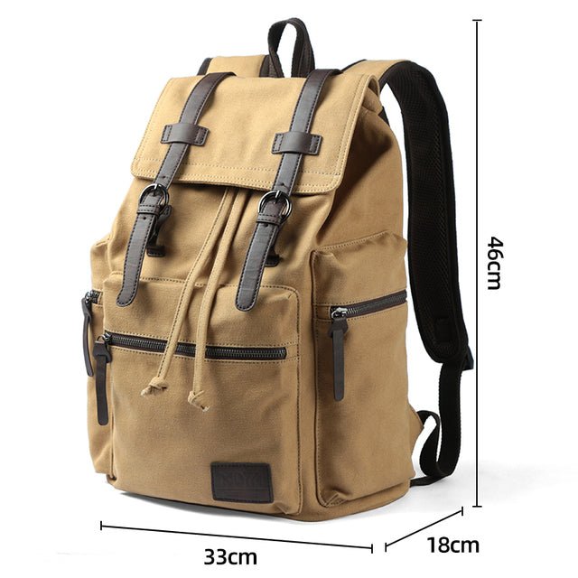 Vintage Canvas 15.6" Backpack