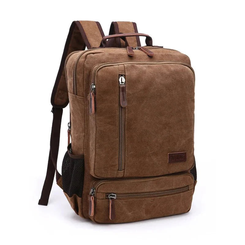 Vintage Canvas Travel Backpack - BagsAttra