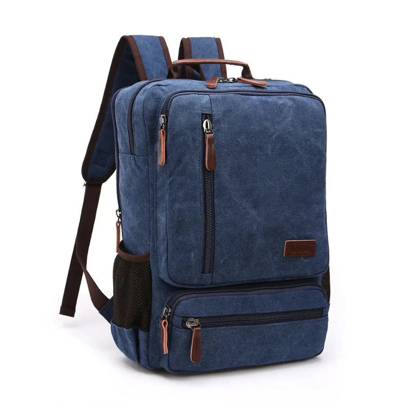 Vintage Canvas Travel Backpack - BagsAttra