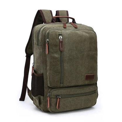 Vintage Canvas Travel Backpack - BagsAttra