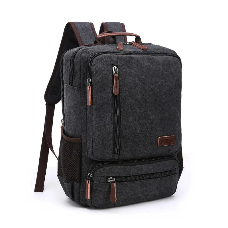 Vintage Canvas Travel Backpack - BagsAttra